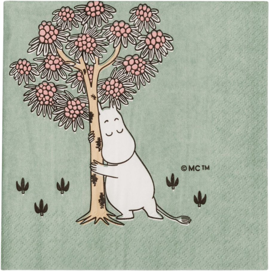 Moomin Arabia Mumi Serviet 20 stk 33x33 cm, K�rlig Omsorg