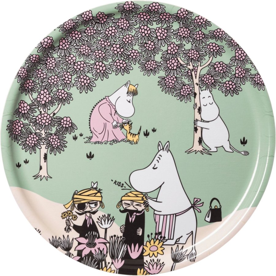 Moomin Arabia Mumin Tablett �35 cm, Liebevolle F&uuml;rsorge