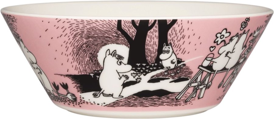 Moomin Arabia 30 �rs Jubil�um Mumi Sk�l �15 cm, K�rlighed