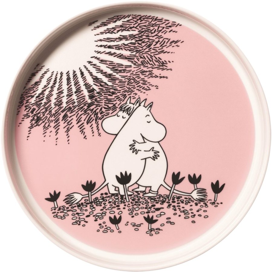 Moomin Arabia 30 Jahre Jubil&auml;um Mumin Tortenplatte �28 cm, Liebe