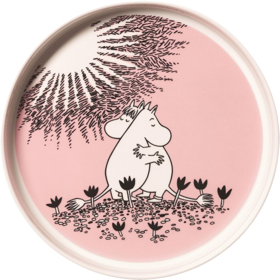 Moomin Arabia 30 Jahre Jubil&auml;um Mumin Tortenplatte �28 cm, Liebe