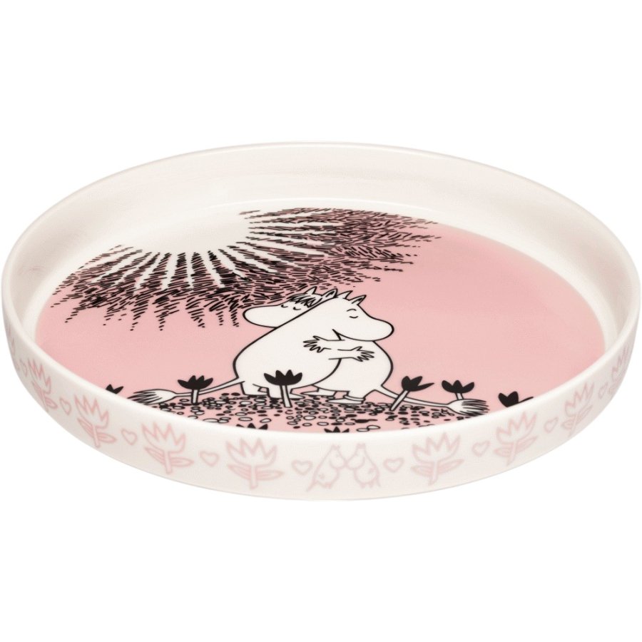 Moomin Arabia 30 Jahre Jubil&auml;um Mumin Tortenplatte �28 cm, Liebe