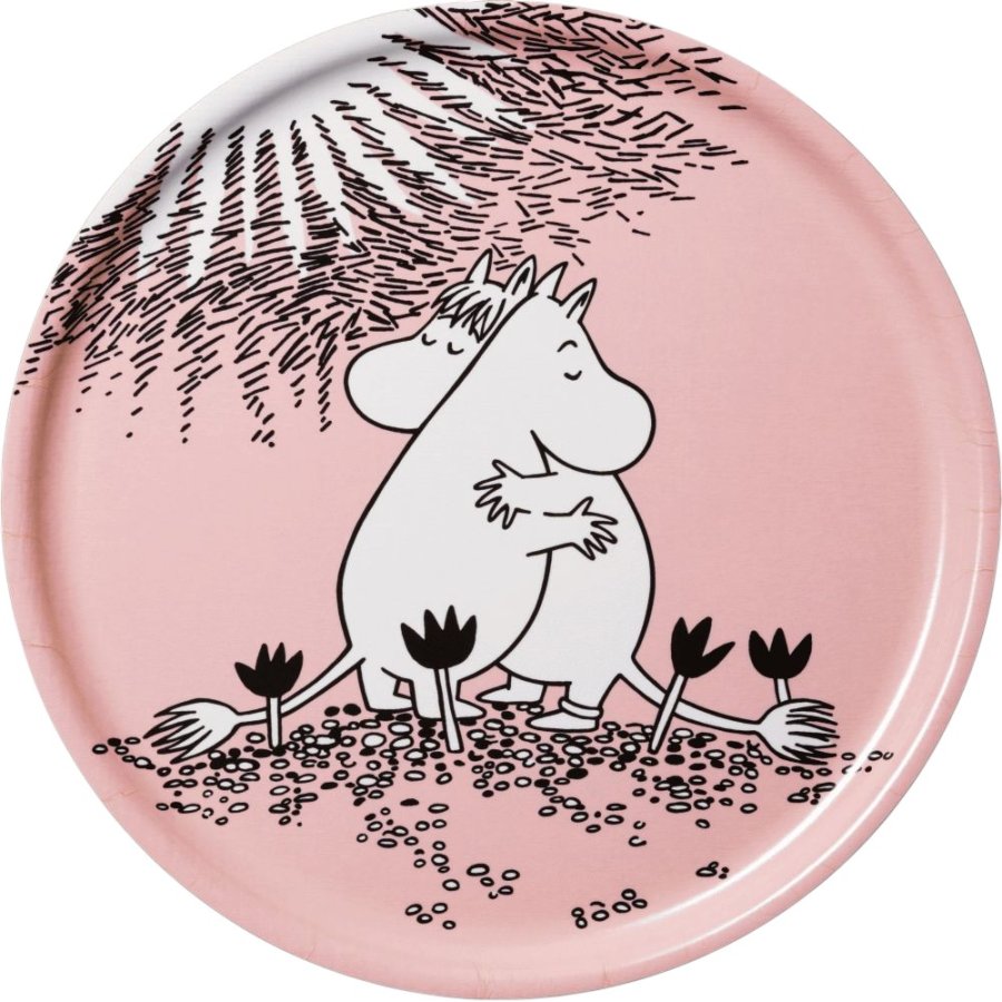 Moomin Arabia 30 Jahre Jubil&auml;um Mumin Tablett �35 cm, Liebe