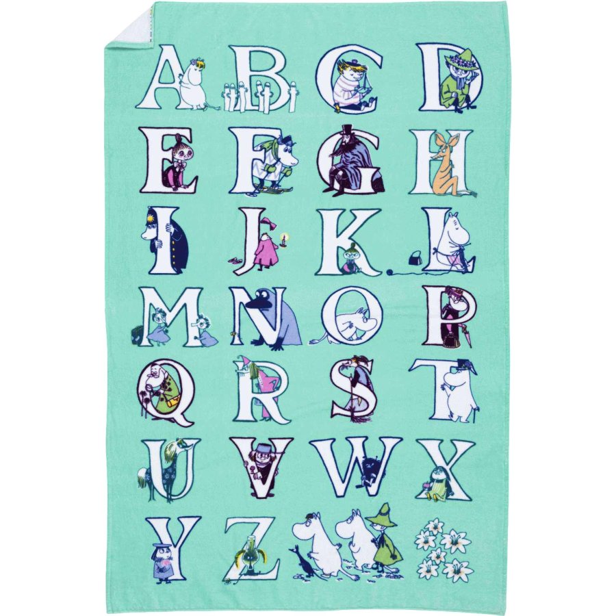 Moomin Arabia Mumi H�ndkl�de 95x150 cm, Alfabet