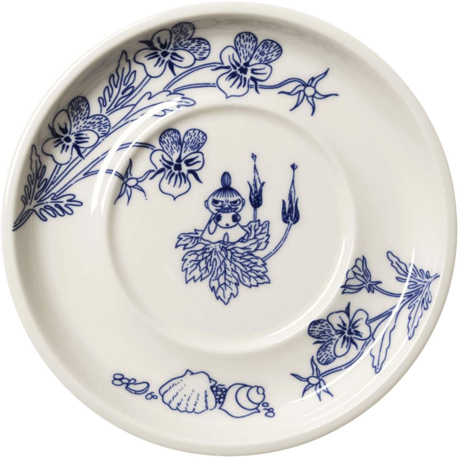 Moomin Arabia Mumin Haru Tasse mit Untertasse 30 cl, Blau