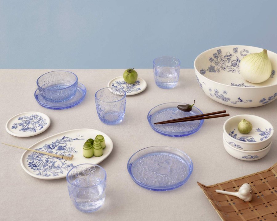 Moomin Arabia Mumin Haru Schale �28 cm, Blau