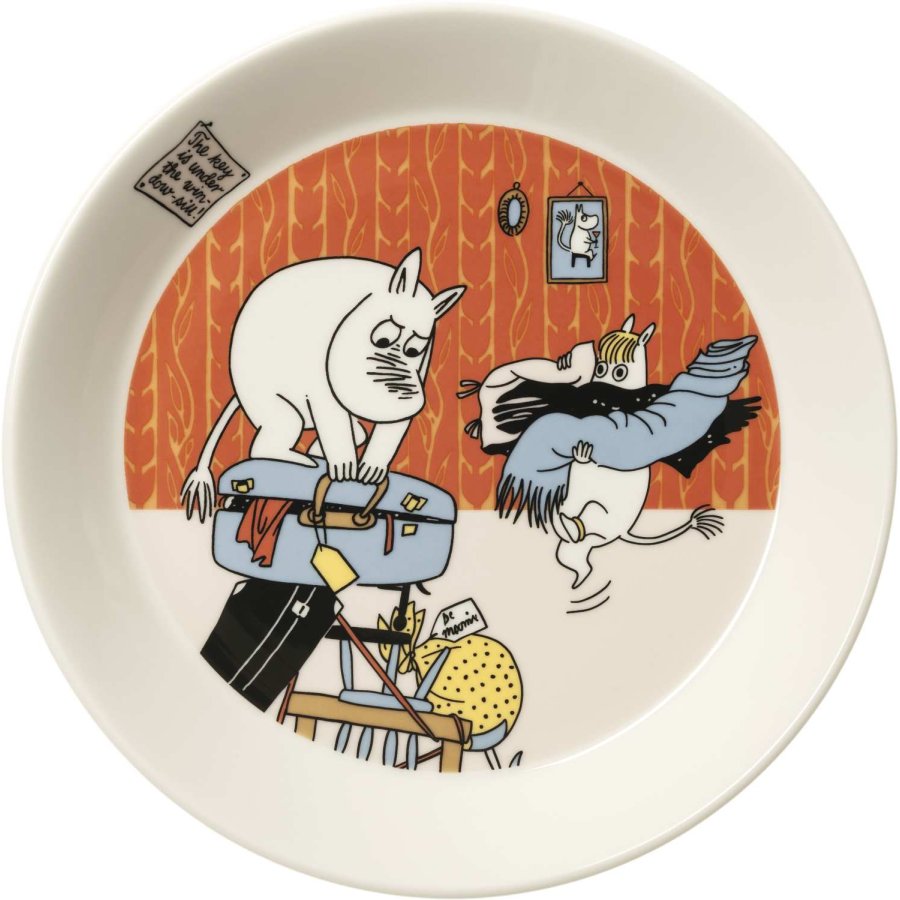 Moomin Arabia Mumin Teller �19 cm, Bereit F&uuml;r Den Urlaub