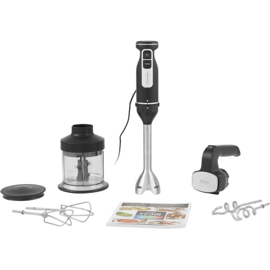 Ninja Foodi 3-i-1 Stavblender, Hndmixer og Minihakker, Sort