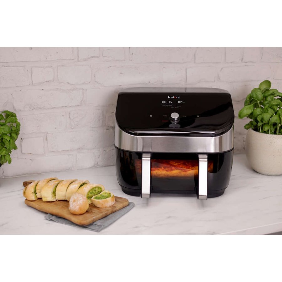 Instant Vortex Plus VersaZone SS Airfryer 8,5 L, Sort