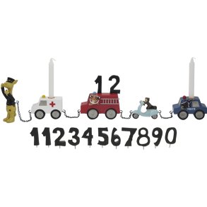 KIDS by FRIIS Fdselsdagstog Biler 45 cm