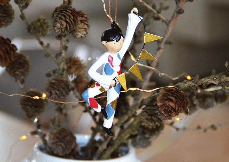 KIDS by FRIIS Hängedeko Harlekin 12, 5 Cm