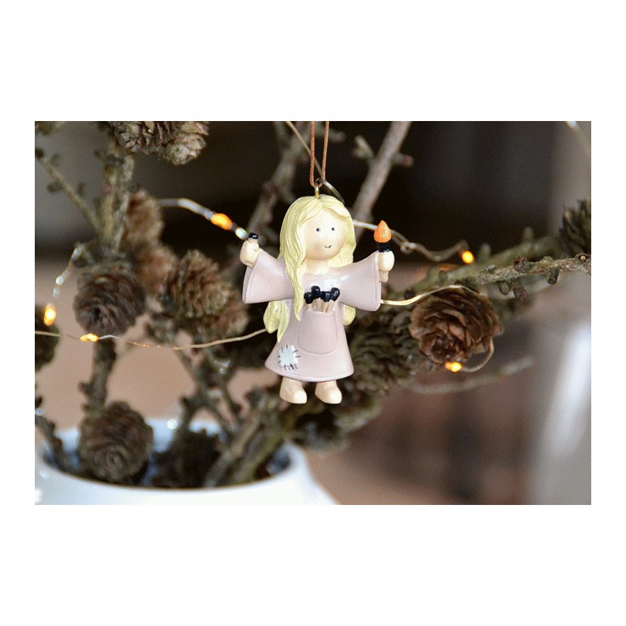 KIDS by FRIIS Hängedeko Das kleine Mädchen mit den Schwefelhölzern 7 cm
