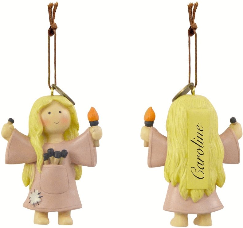 KIDS by FRIIS Hängedeko Das kleine Mädchen mit den Schwefelhölzern 7 cm