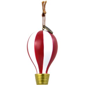 Kids By Friis Ophang Luchtballon 7 cm, Rood/Wit