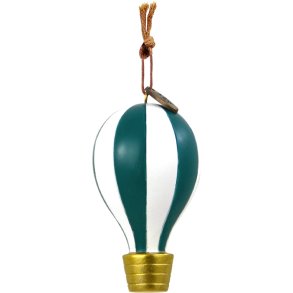 Kids By Friis Ophang Luchtballon 7 cm, Groen/Wit