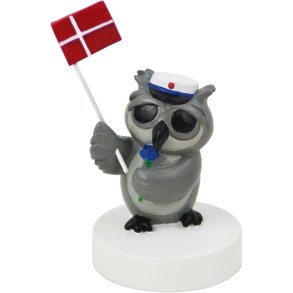 KIDS by FRIIS Ugle m. Studenterhue & Rose H7 cm, Bl