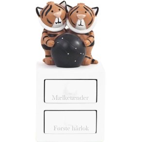 KIDS by FRIIS ske t. Frste Tand/Hrlok Tvillingen H11,5 cm, Hvid