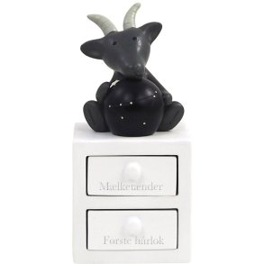 KIDS by FRIIS ske t. Frste Tand/Hrlok Stenbukken H12 cm, Hvid