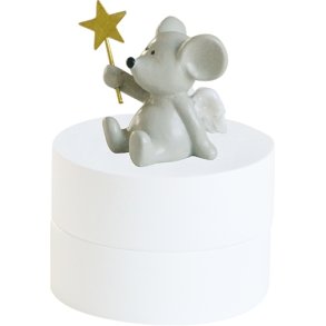 KIDS by FRIIS Tandske Tandfe Mus 4,5 cm, Hvid