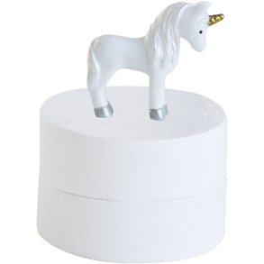 KIDS by FRIIS Tandske Enhjrning 4,5 cm, Hvid