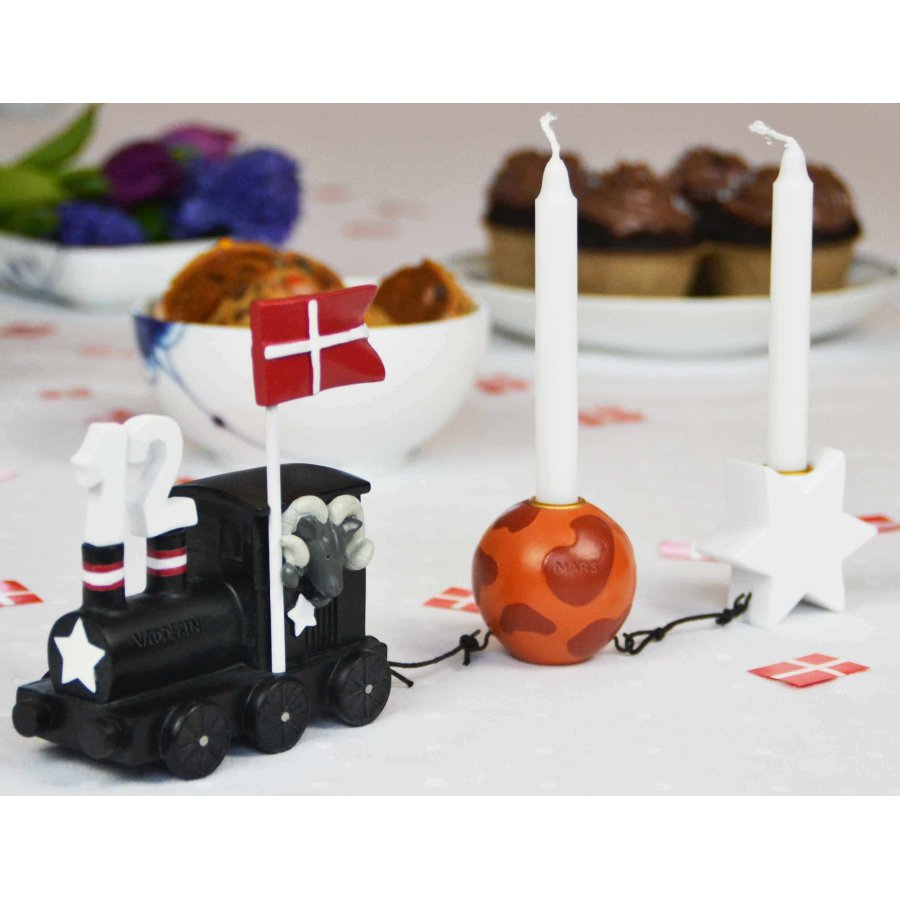 KIDS by FRIIS Planet og Stjerne Fødselsdagstog Vædderen 18 cm