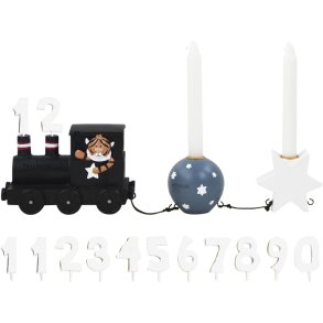 KIDS by FRIIS Planet og Stjerne Fdselsdagstog Tvillingen 18 cm