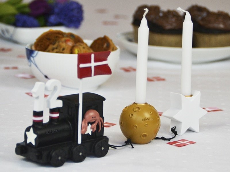KIDS by FRIIS Planet og Stjerne Fødselsdagstog Krebsen 18 cm
