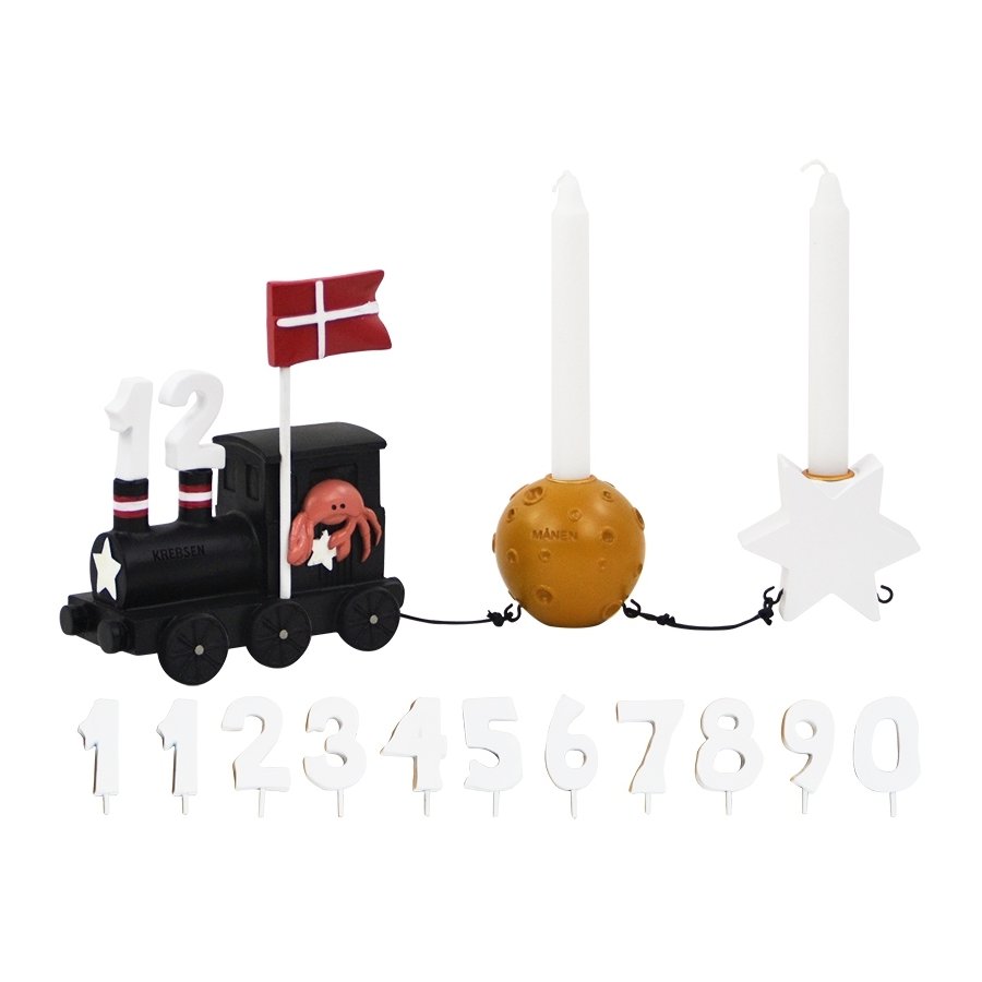 KIDS by FRIIS Planet og Stjerne Fødselsdagstog Krebsen 18 cm