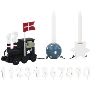 KIDS by FRIIS Planet og Stjerne Fødselsdagstog Jomfruen 18 cm