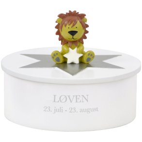 KIDS by FRIIS Smykkeskrin Lven 14,5 cm, Hvid