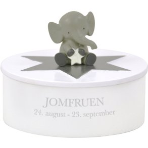 KIDS by FRIIS Smykkeskrin Jomfruen 14,5 cm, Hvid