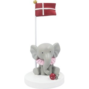 KIDS by FRIIS Bordflag Elefant m. Mus & Bold H14,5 cm