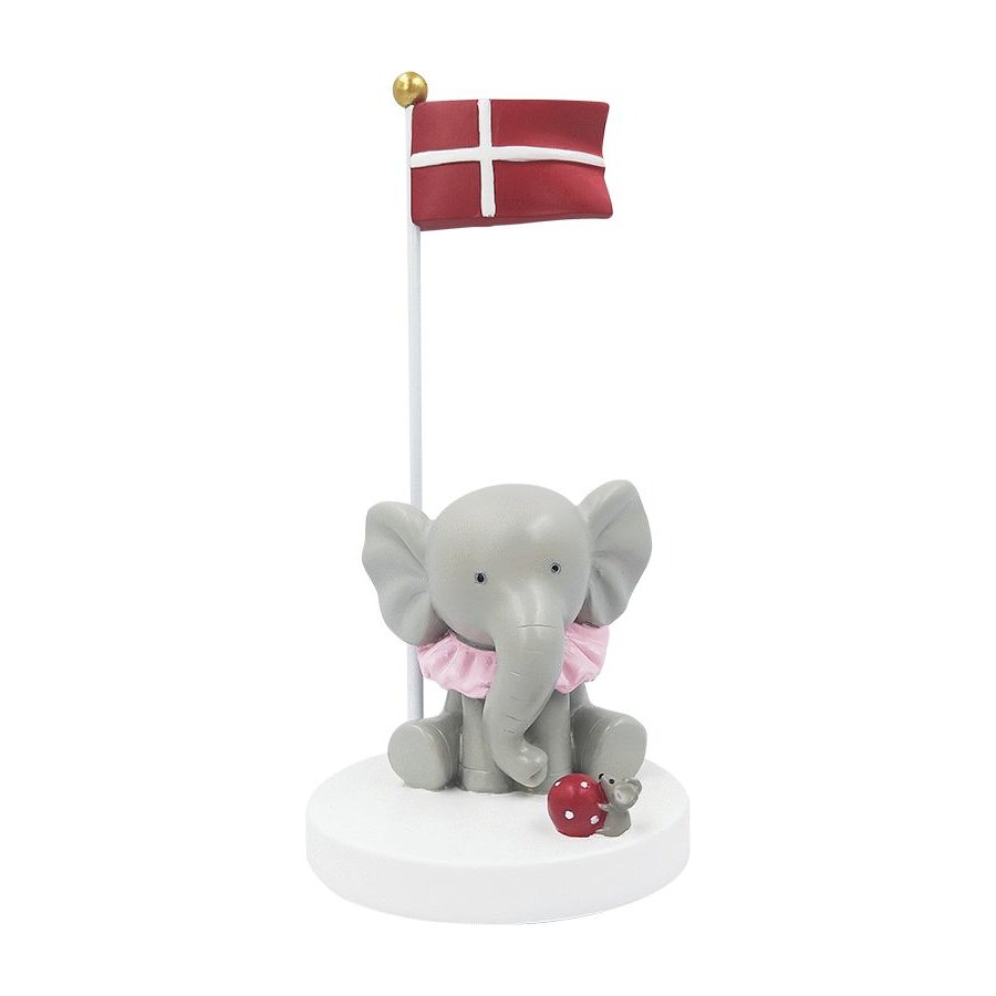 KIDS by FRIIS Bordflag Elefant m. Mus & Bold H14,5 cm