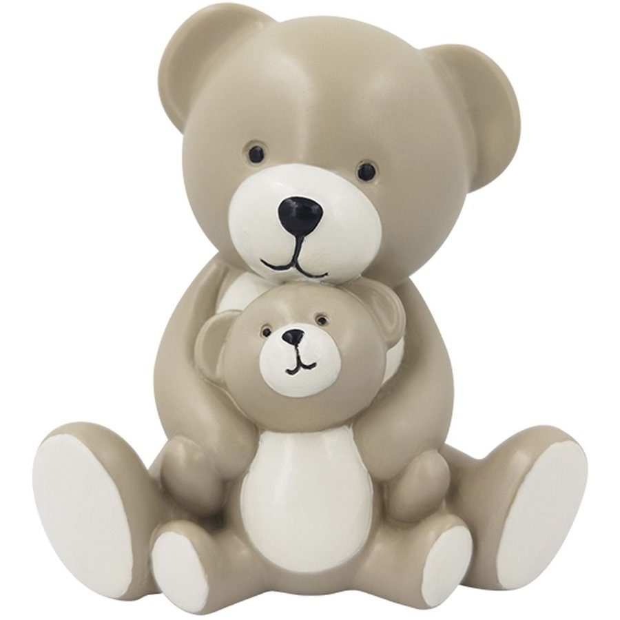 KIDS by FRIIS Spareb�sse Mor og Barn Bamse H11 cm, Beige
