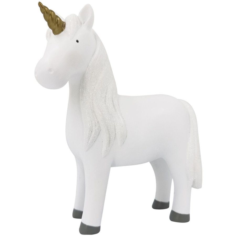 KIDS by FRIIS Spareb�sse Enhj�rning H15,5 cm, Hvid/Guld