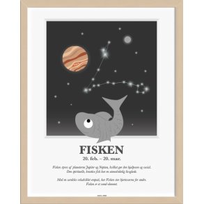 KIDS by FRIIS Plakat Fisken A3