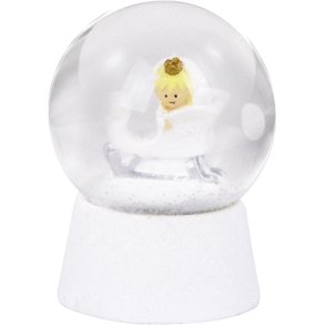 KIDS by FRIIS Sneeuwbol Sneeuwkoningin H6 cm, Wit