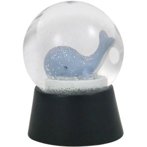 KIDS by FRIIS Sneeuwbol Walvis H6 cm, Zwart