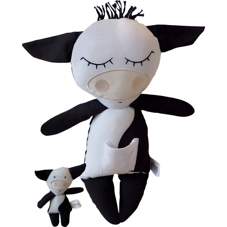 KIDS by FRIIS Stofdukke Ko m. Baby 35 cm