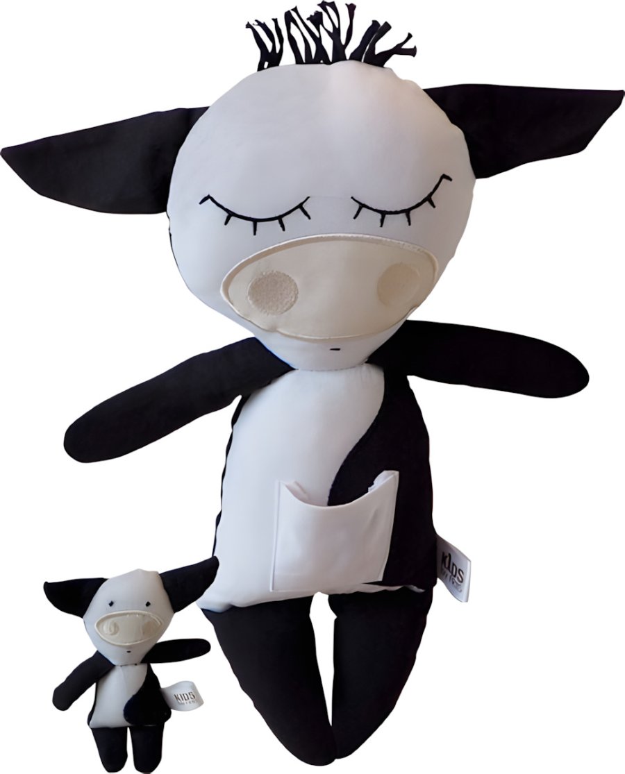 KIDS by FRIIS Stofdukke Ko m. Baby 35 cm