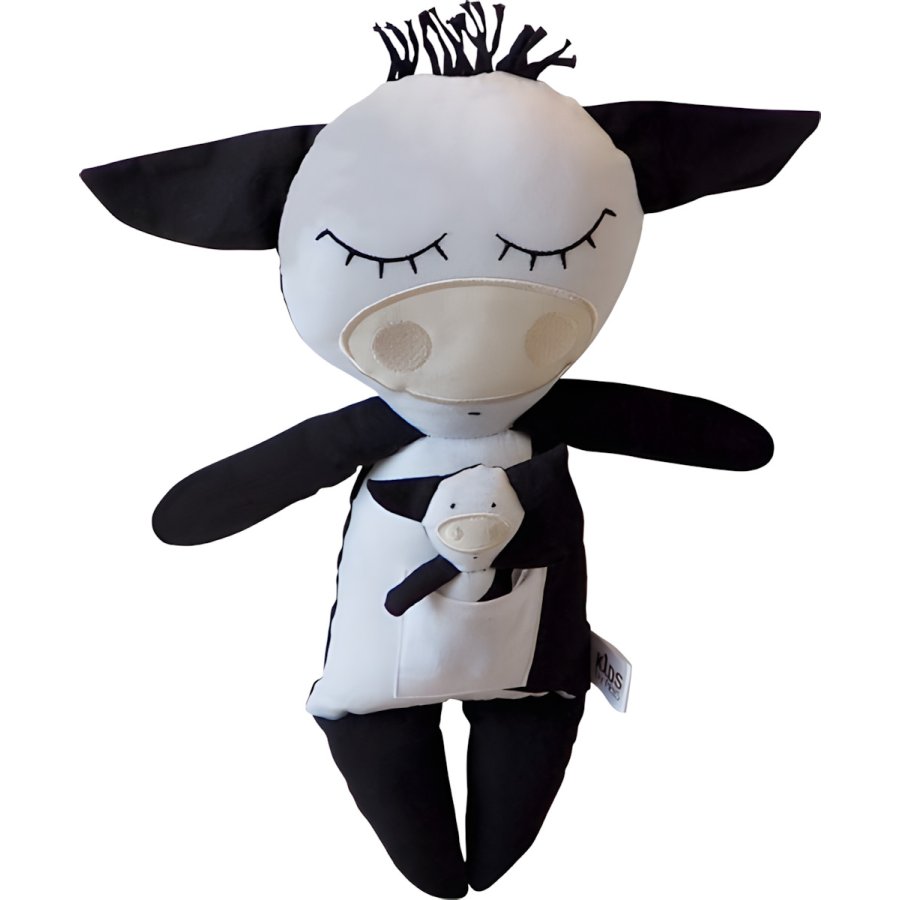 KIDS by FRIIS Stofdukke Ko m. Baby 35 cm