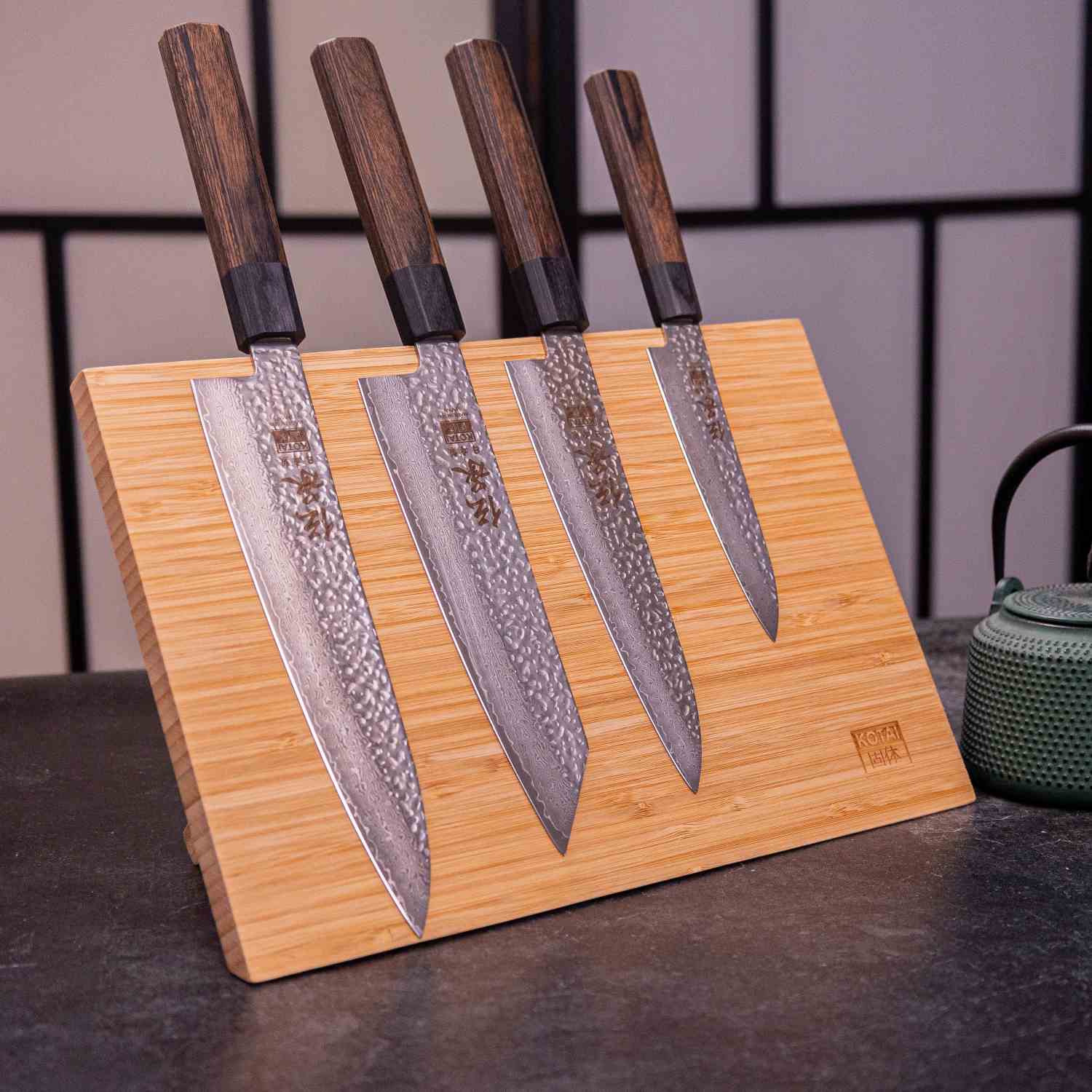 KOTAI Messerblock 22x30 cm, Bambus - Messerblcke und Aufbewarung -  Dalivo.de