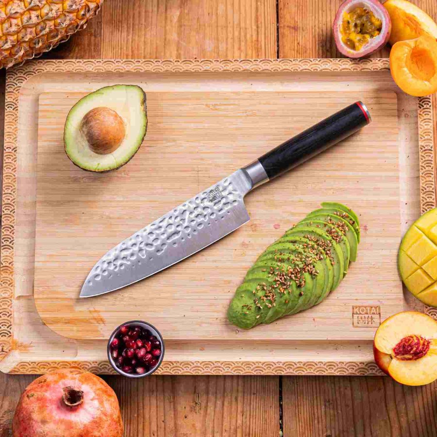 KOTAI Pakka Santoku Messer 18 cm, Pakka-Baum