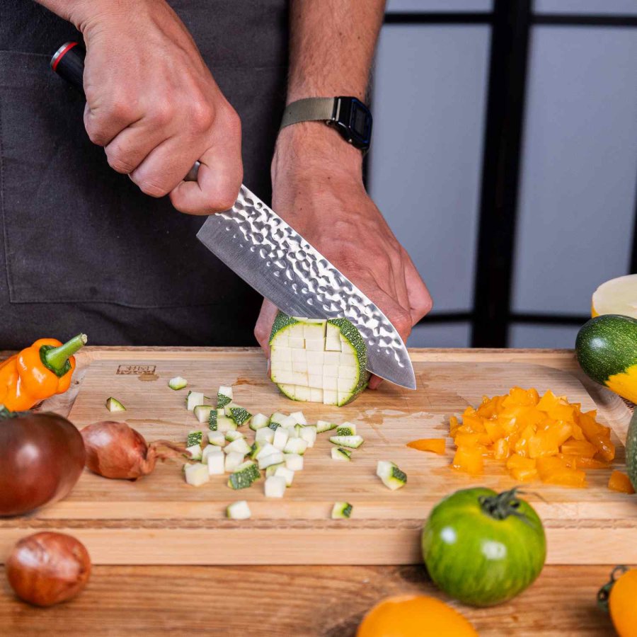 KOTAI Pakka Santoku Messer 18 cm, Pakka-Baum