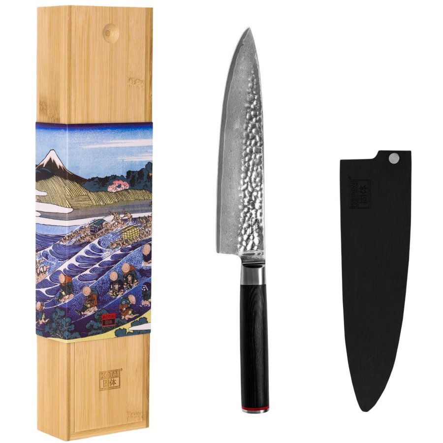 KOTAI Pakka Damascus Gyuto Kochmesser 20 cm, Pakka-Baum