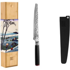 KOTAI Pakka Damascus Brotmesser 20 cm, Pakka-Baum
