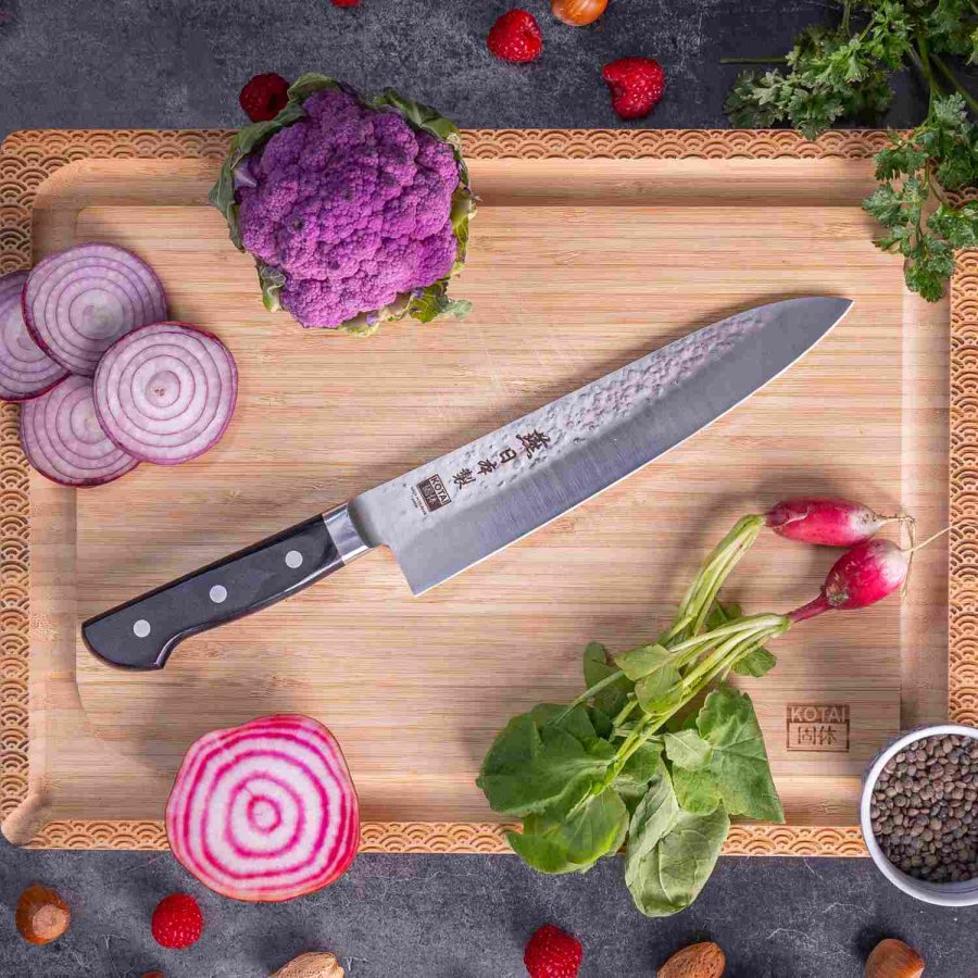 KOTAI Tsubame Gyuto Messer 21 cm, Pakka-Baum