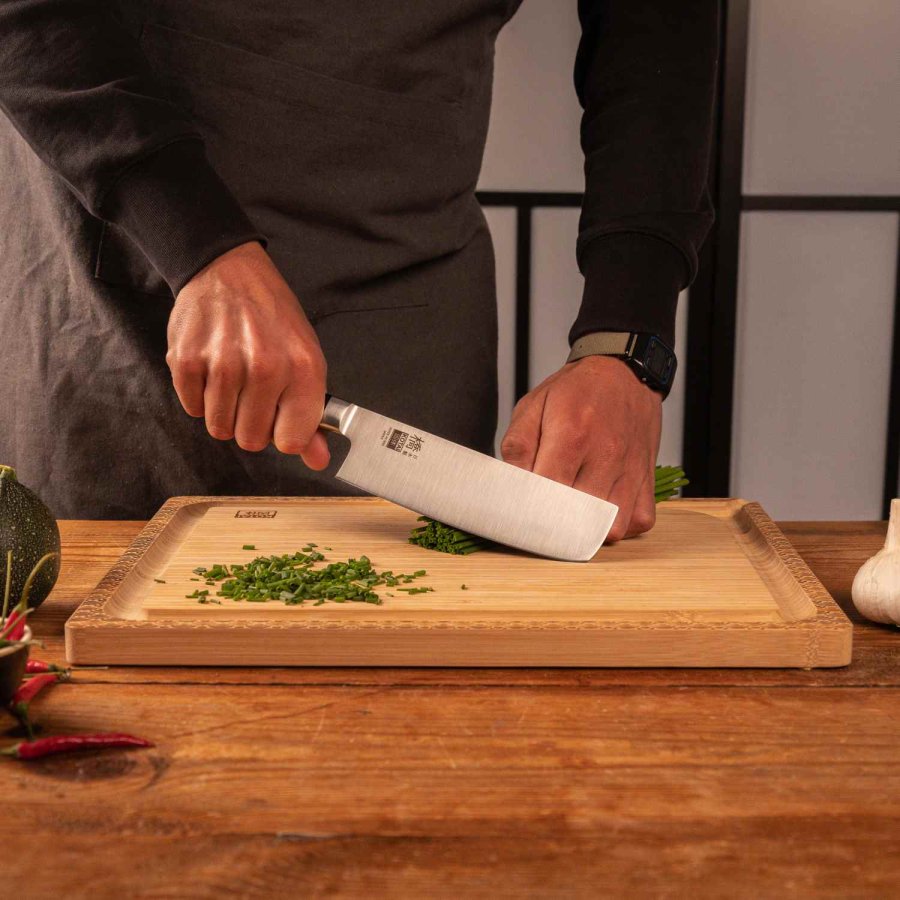 KOTAI Hashi Classic Nakiri Messer 16,5 cm, Pakka-Baum