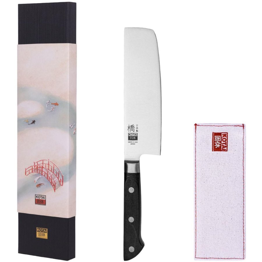 KOTAI Hashi Classic Nakiri Messer 16,5 cm, Pakka-Baum