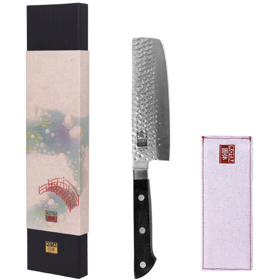 KOTAI Hashi Tsuchime Nakiri Kniv 16,5 cm, Rustfrit St�l